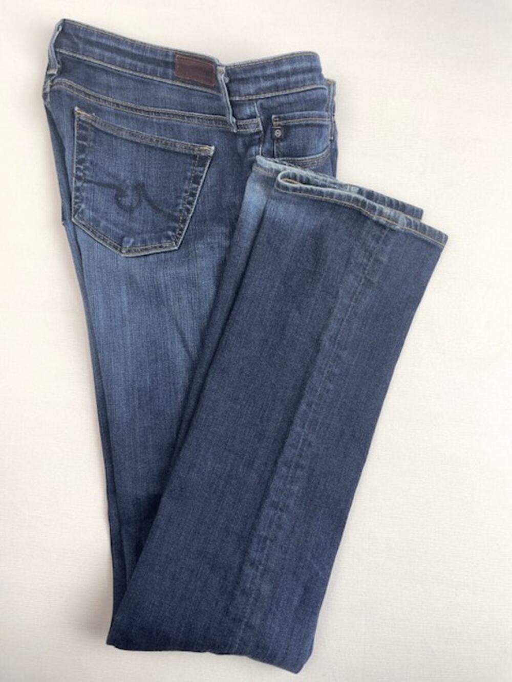 AG Adriano Goldschmied The Ballad Slim Boot Jeans Women 29R Blue Made USA